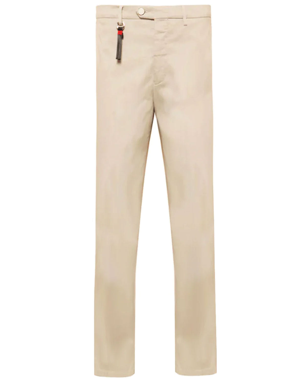 Semi Dress Flat Front 5 Pocket Pant in Cream