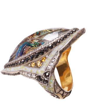 Diamond Peacock Ring