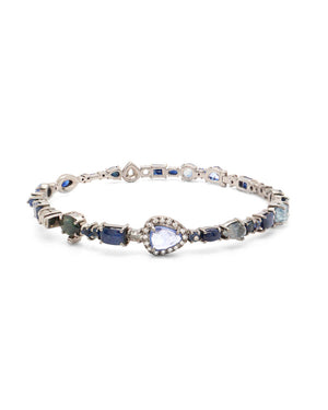 Sapphire Baby Bangle Bracelet