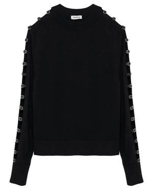 Black Kaitlyn Long Sleeve Top