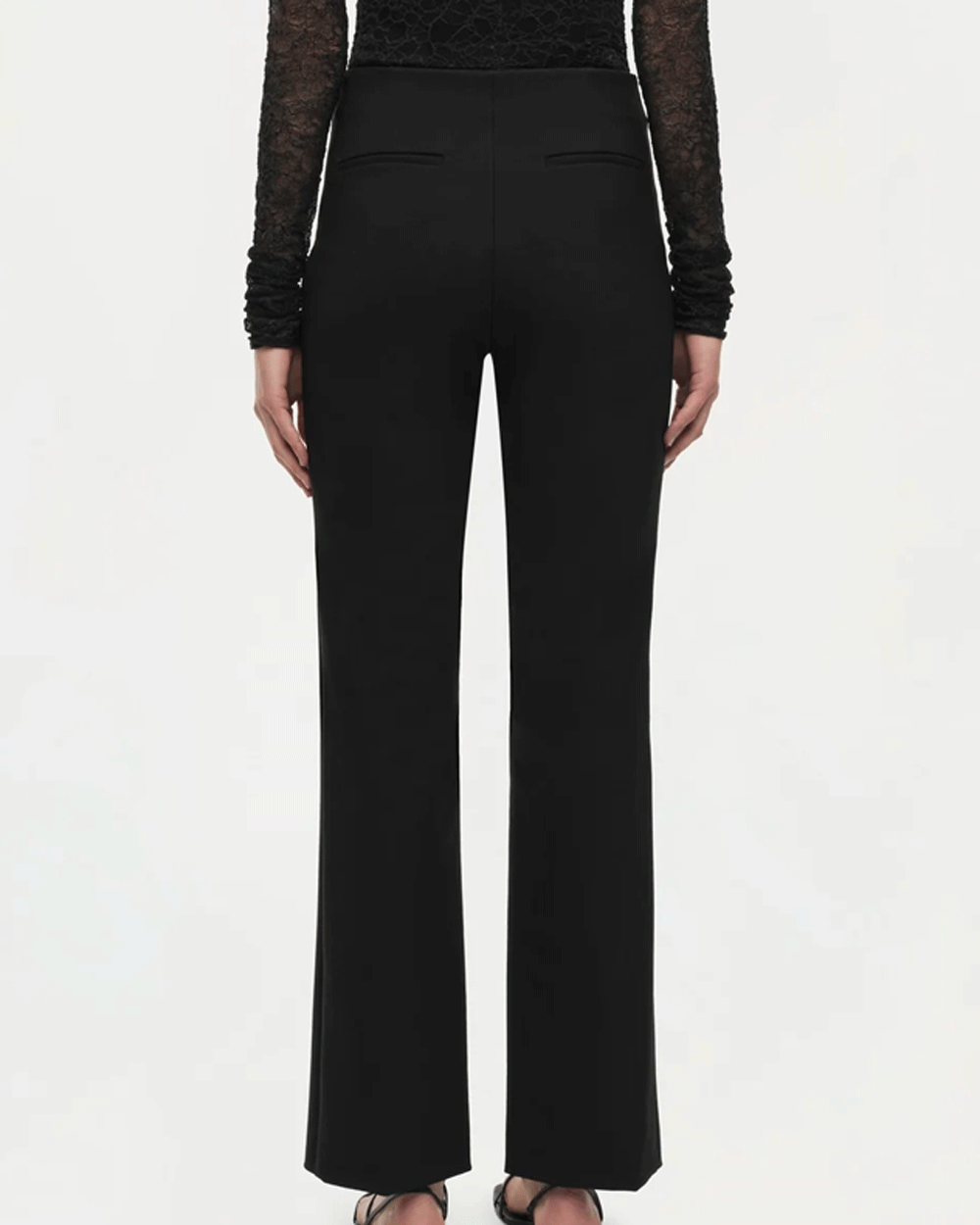 Black Michelle Cropped Pant