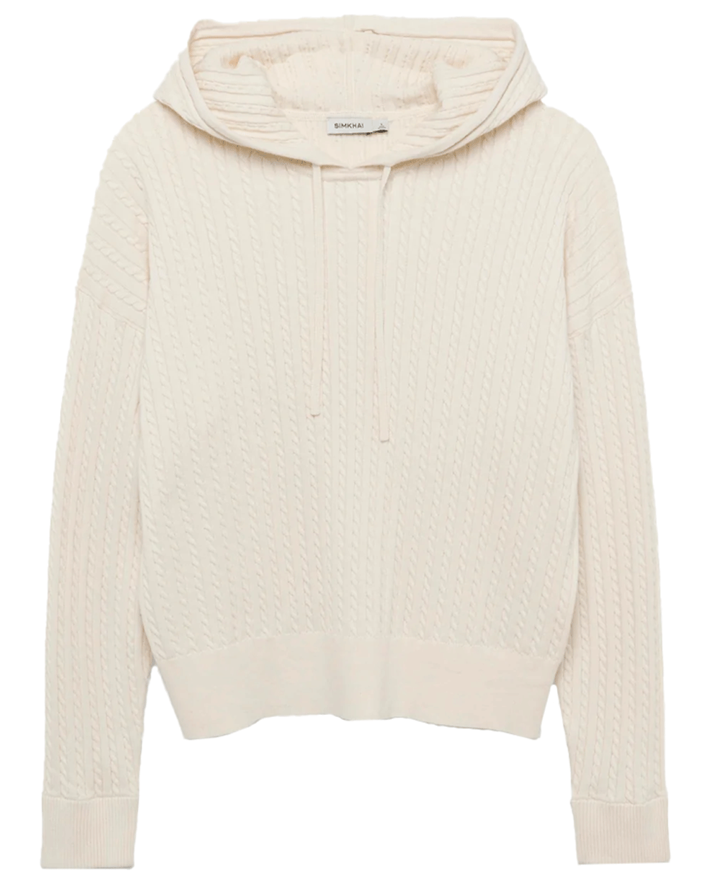 Ivory Cable Hoodie