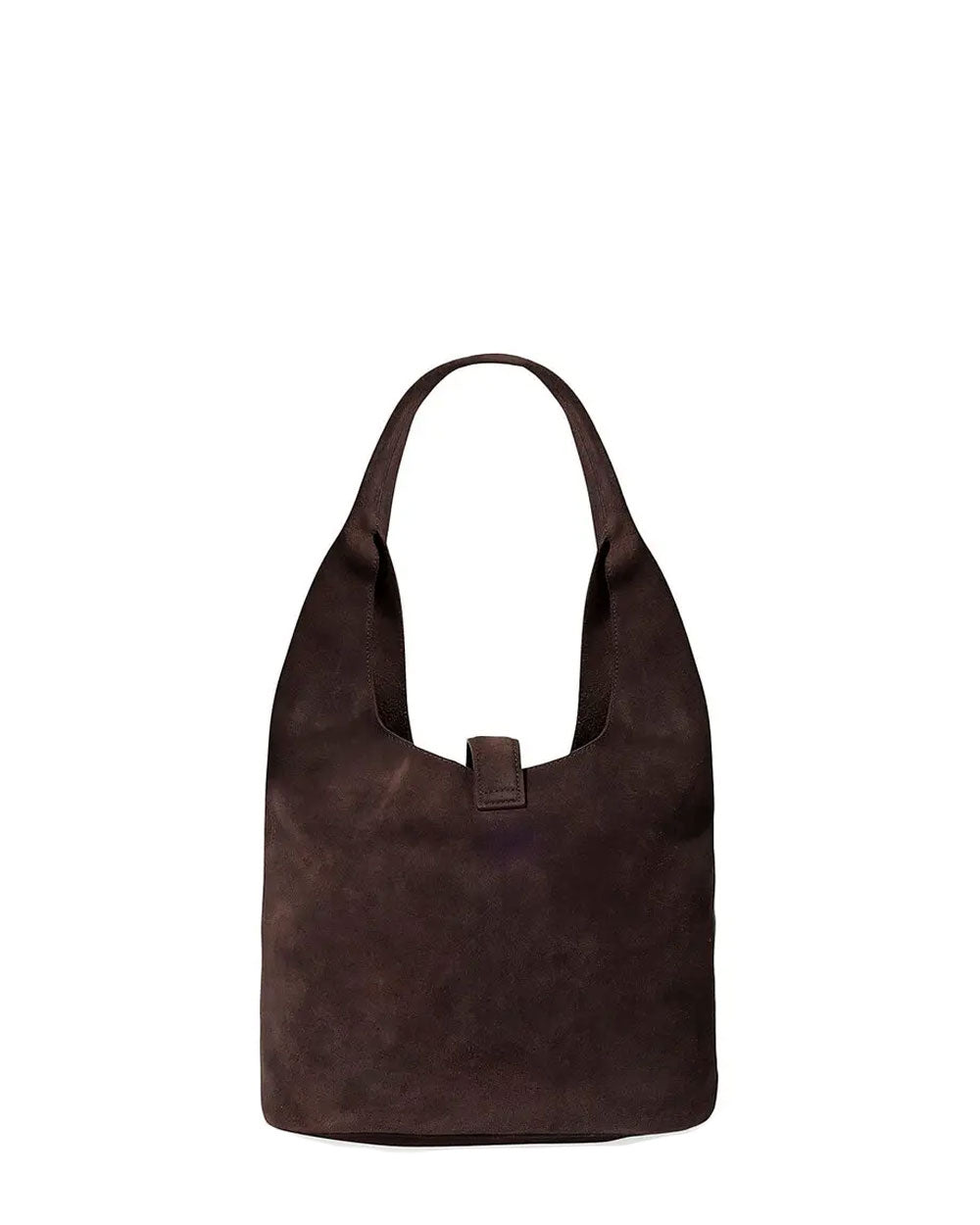 Khai Suede Hobo Bag in Cacao