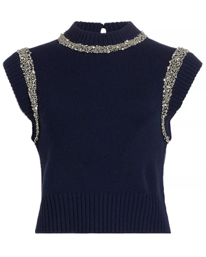 Midnight Joanae Pullover With Embellishment