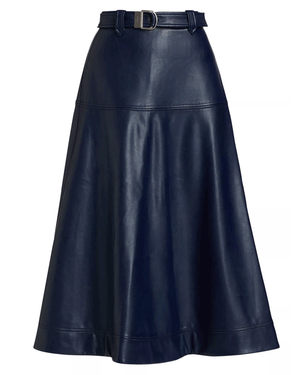 Midnight Mayson Belted Skirt