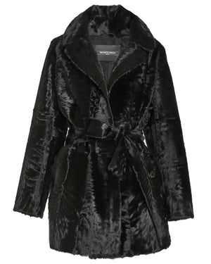 Black Belted Mila Xiangao Coat