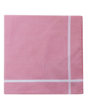 Pink Jacquard Pocket Square