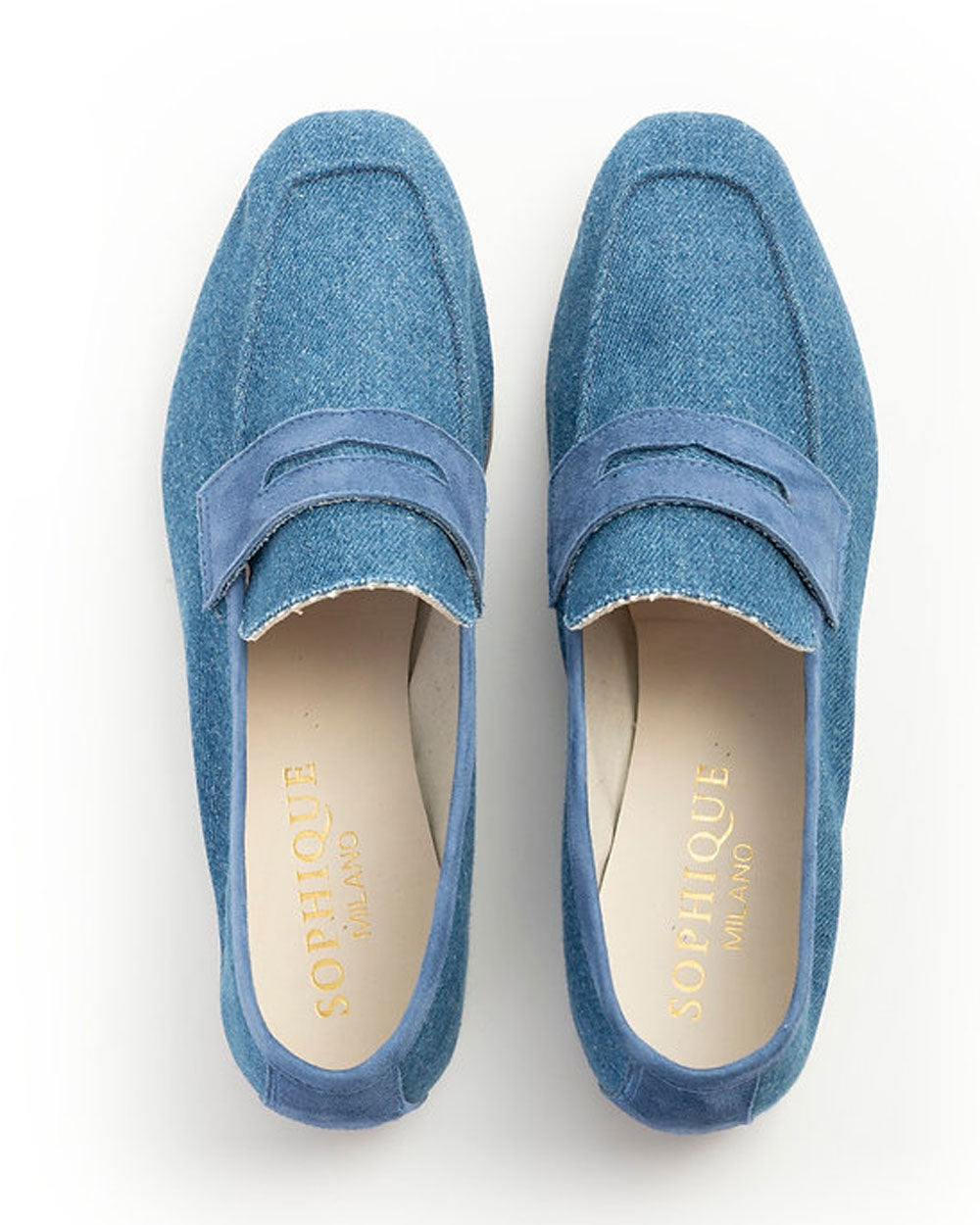 Essenziale Loafer in Denim Blue