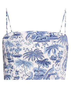 Blue Toile Federico Tank