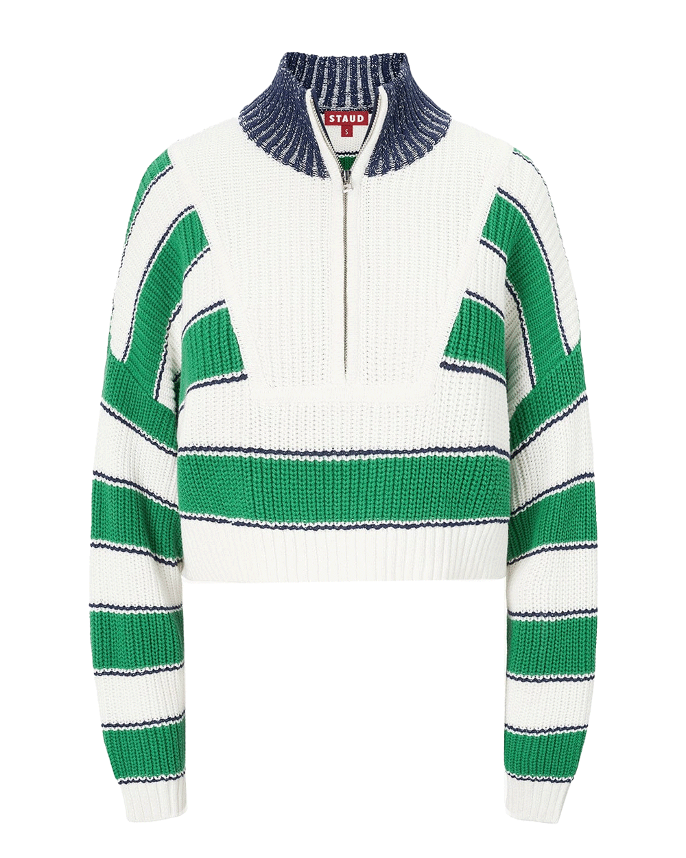 Bungalow Stripe Cropped Hampton Sweater