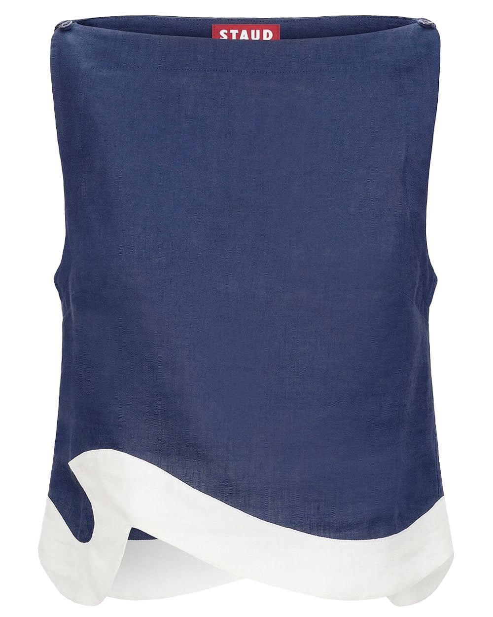 Navy and White Raphael Top