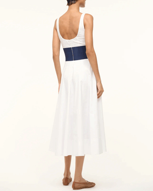 White and Navy Rig Dress