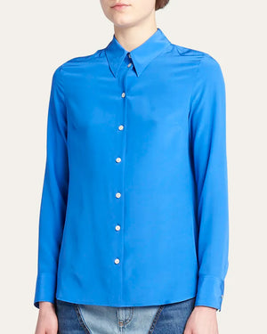 Cornflower Long Sleeve Button Down Shirt