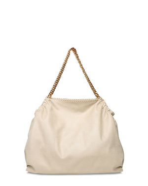 Falabella Drawstring Tote in Butter Cream