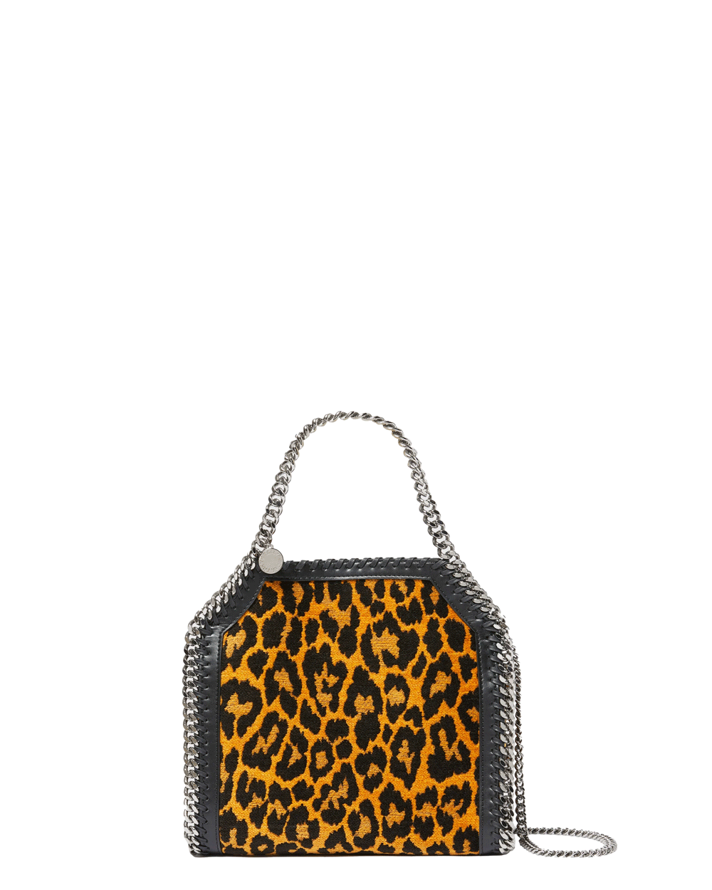 Mini Falabella Jacquard Tote in Leopard