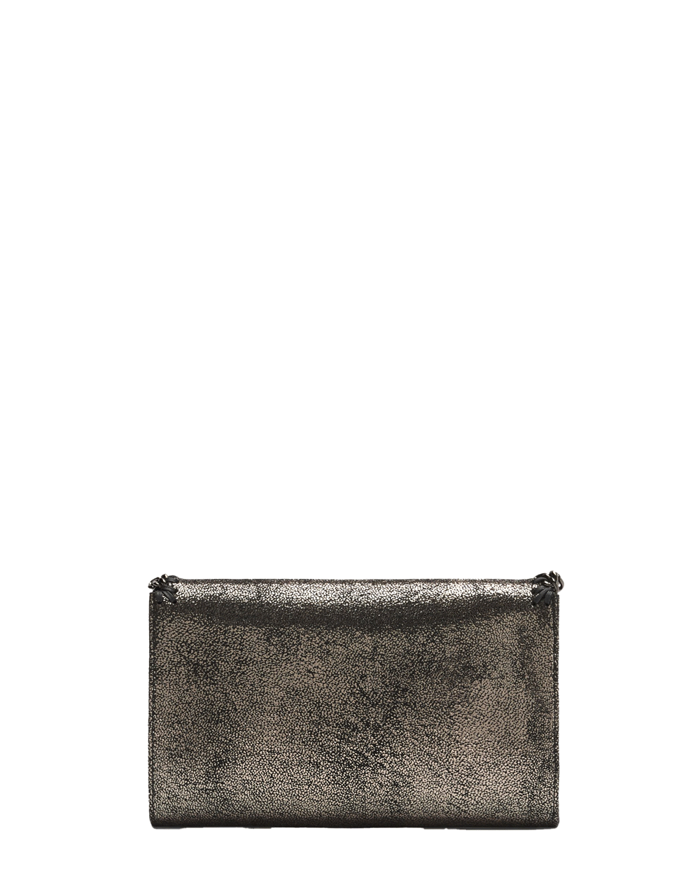 Mini Falabella Wallet Crossbody in Ruthenium