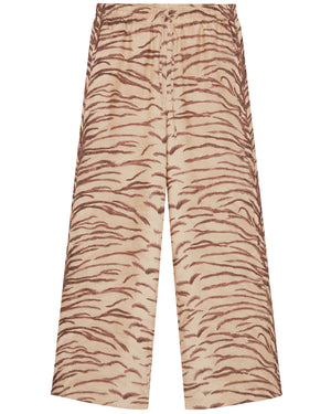 Natural Tiger Print Trouser