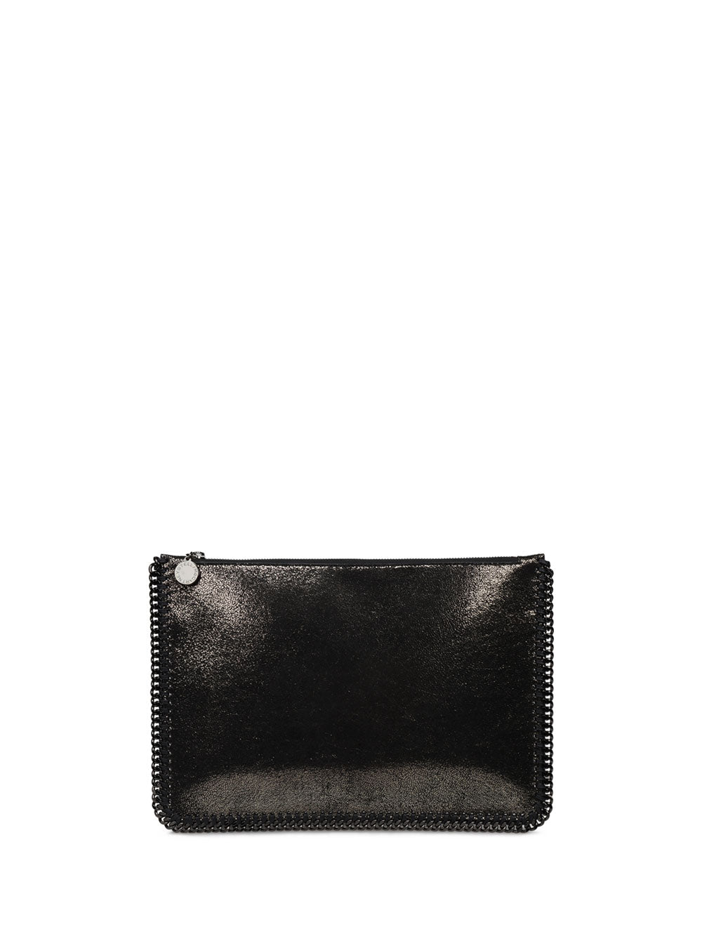 Pochette Metallic Shoulder Bag in Ruthenium