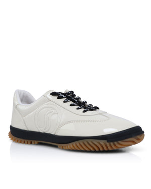 S-Wave Sport Panelled Sneakers in Dirty Ivory