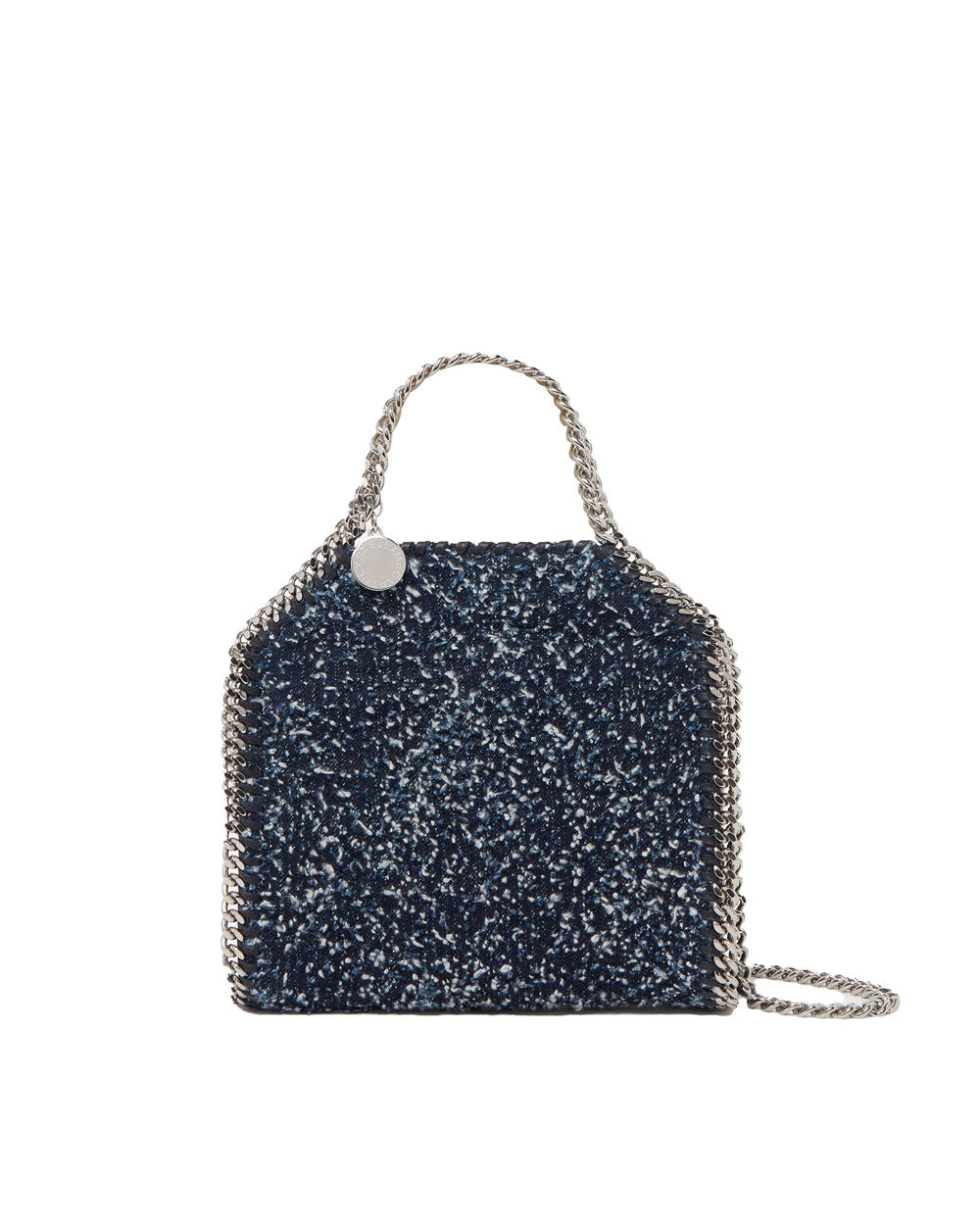 Tiny Falabella Boucle Tote in Ink