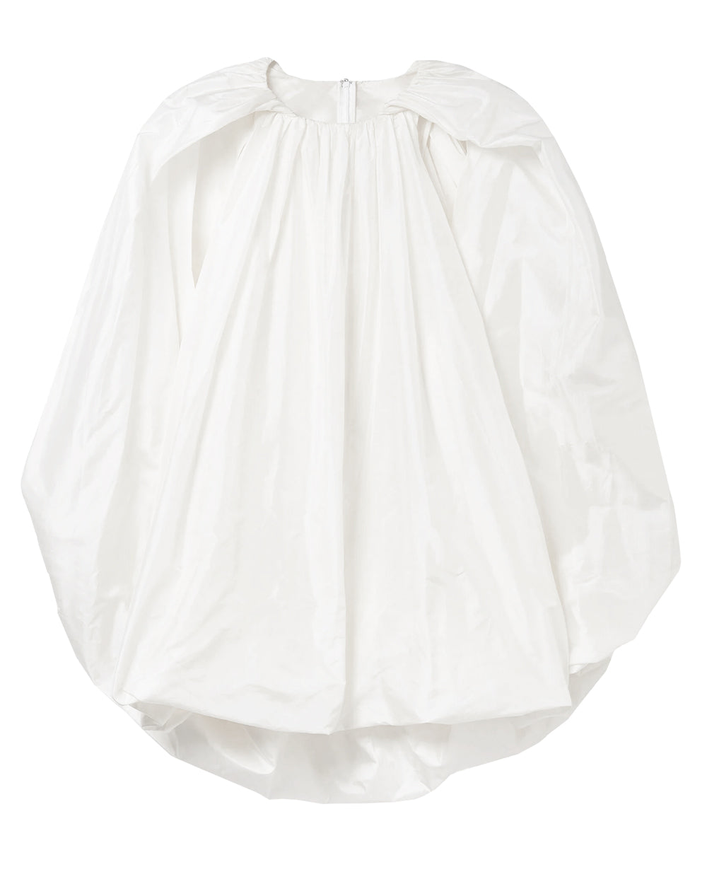 White Bubble Mini Dress