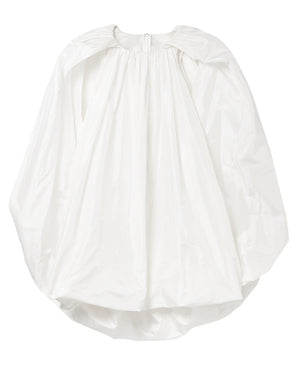 White Bubble Mini Dress