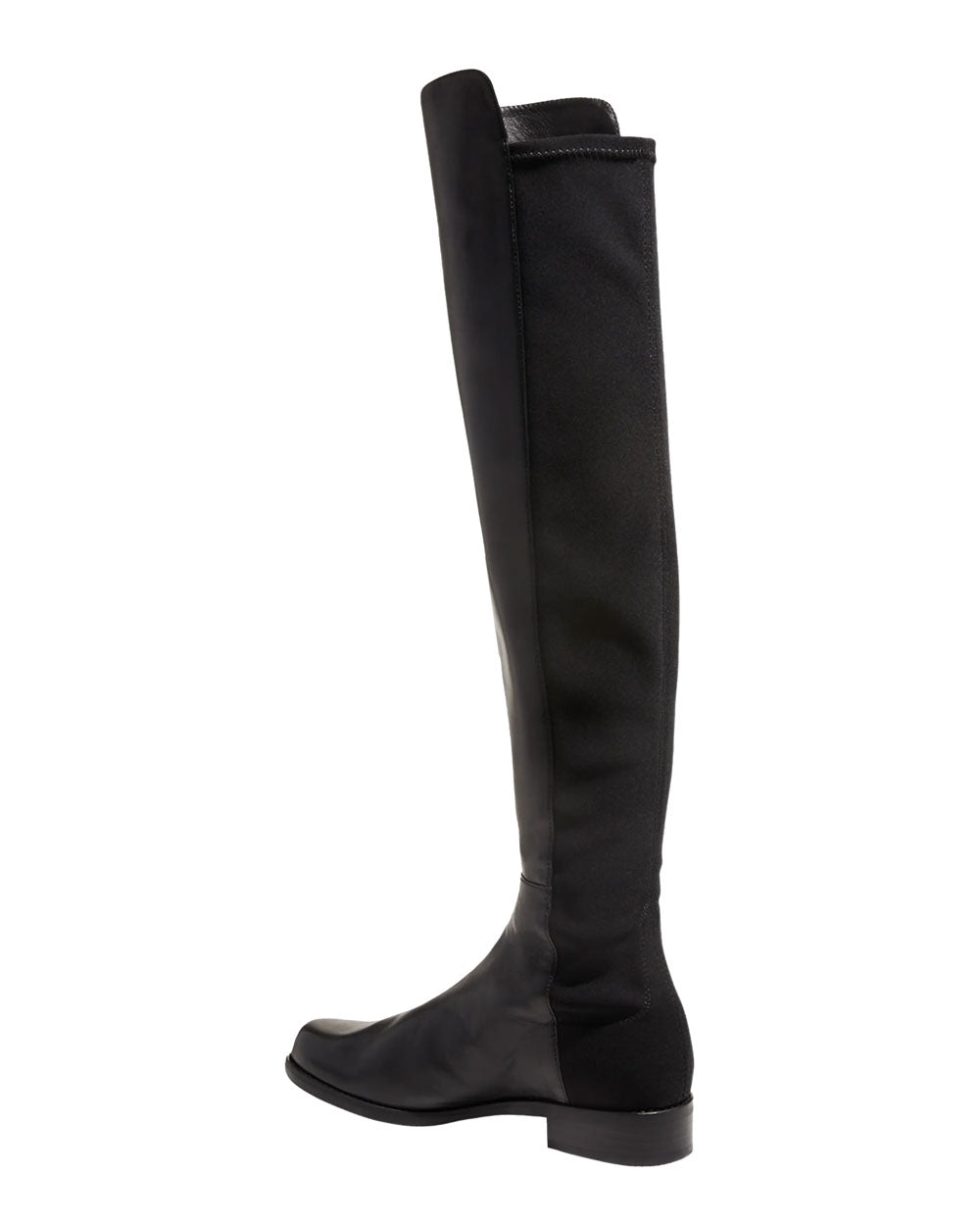 5050 Leather Over-the-Knee Boot in Black