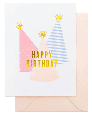 Birthday Hats Card