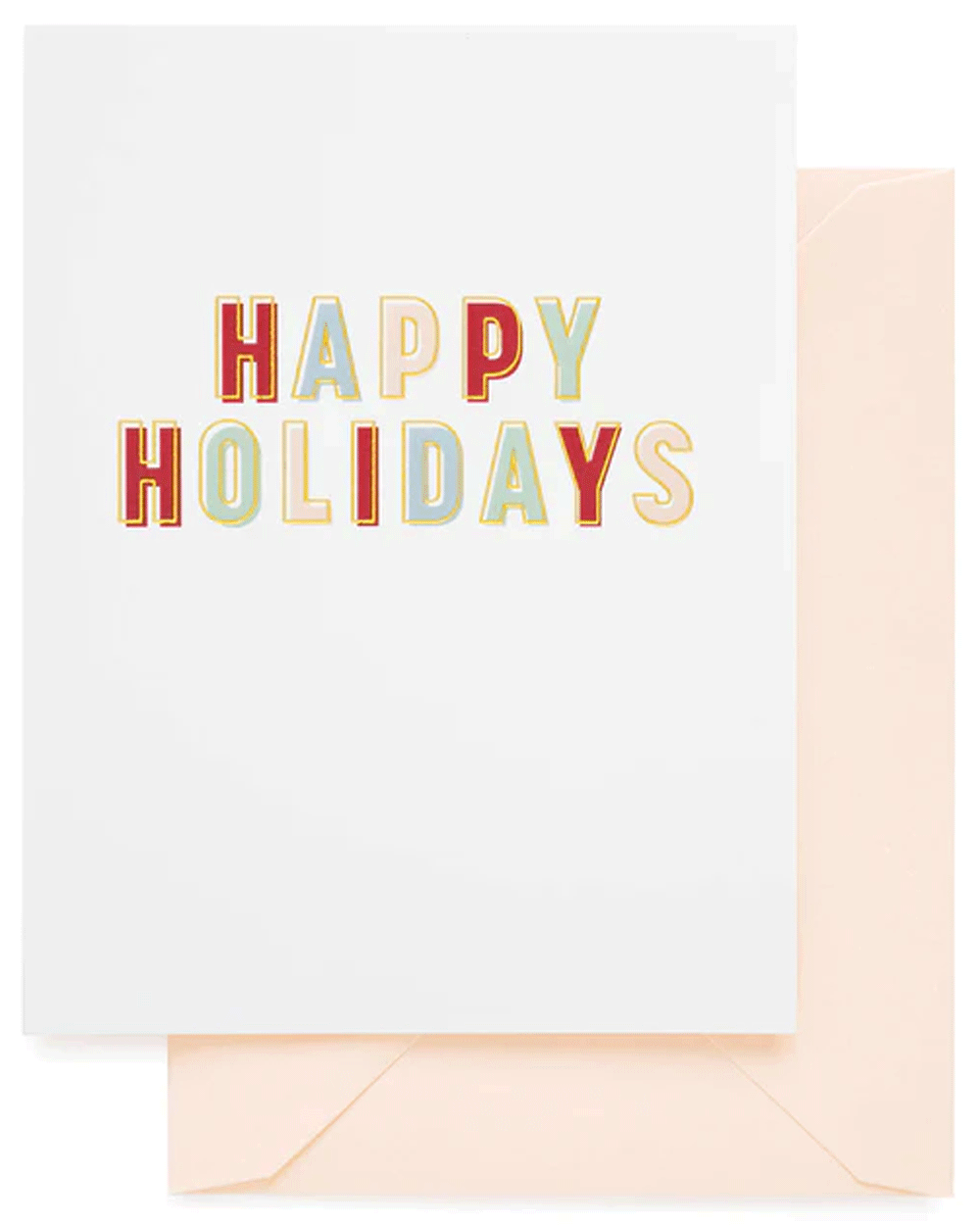 Colorful Happy Holidays Card