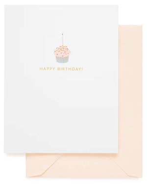 Happy Birthday Cupcake Card