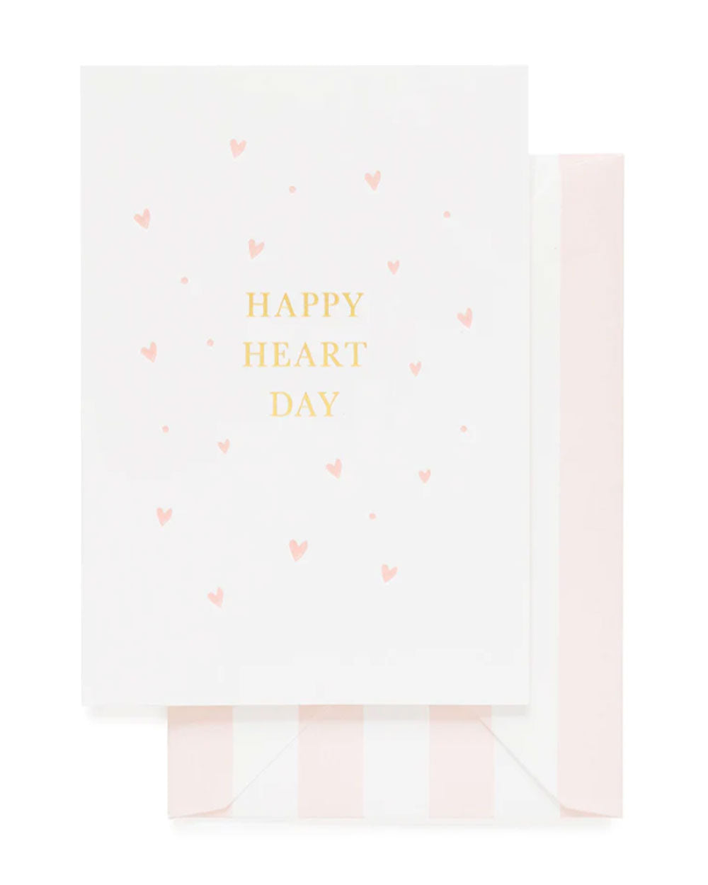 Happy Heart Day Pink Card