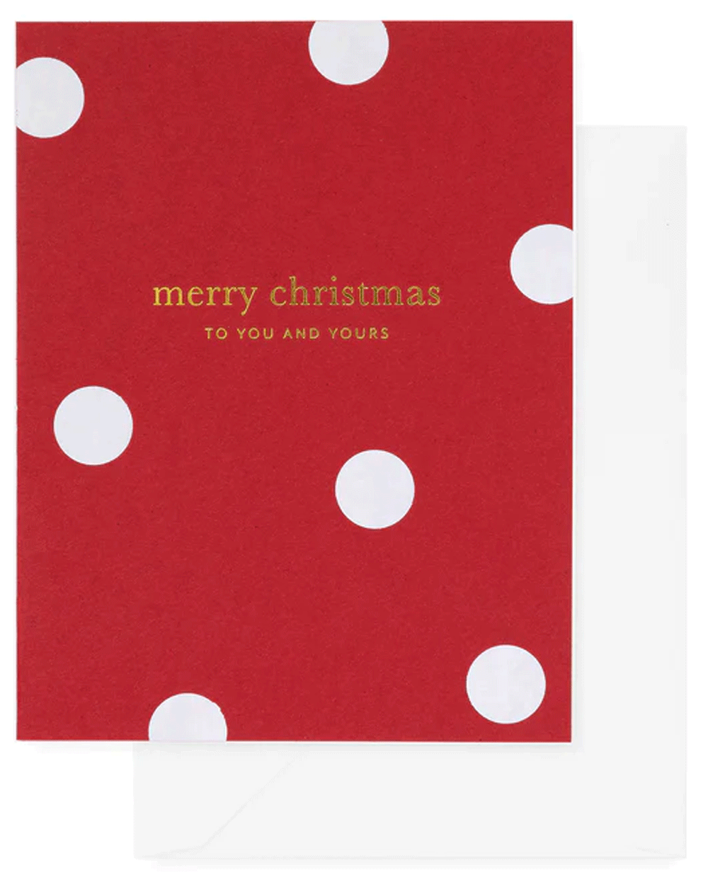 Merry Christmas Polka Dot Card