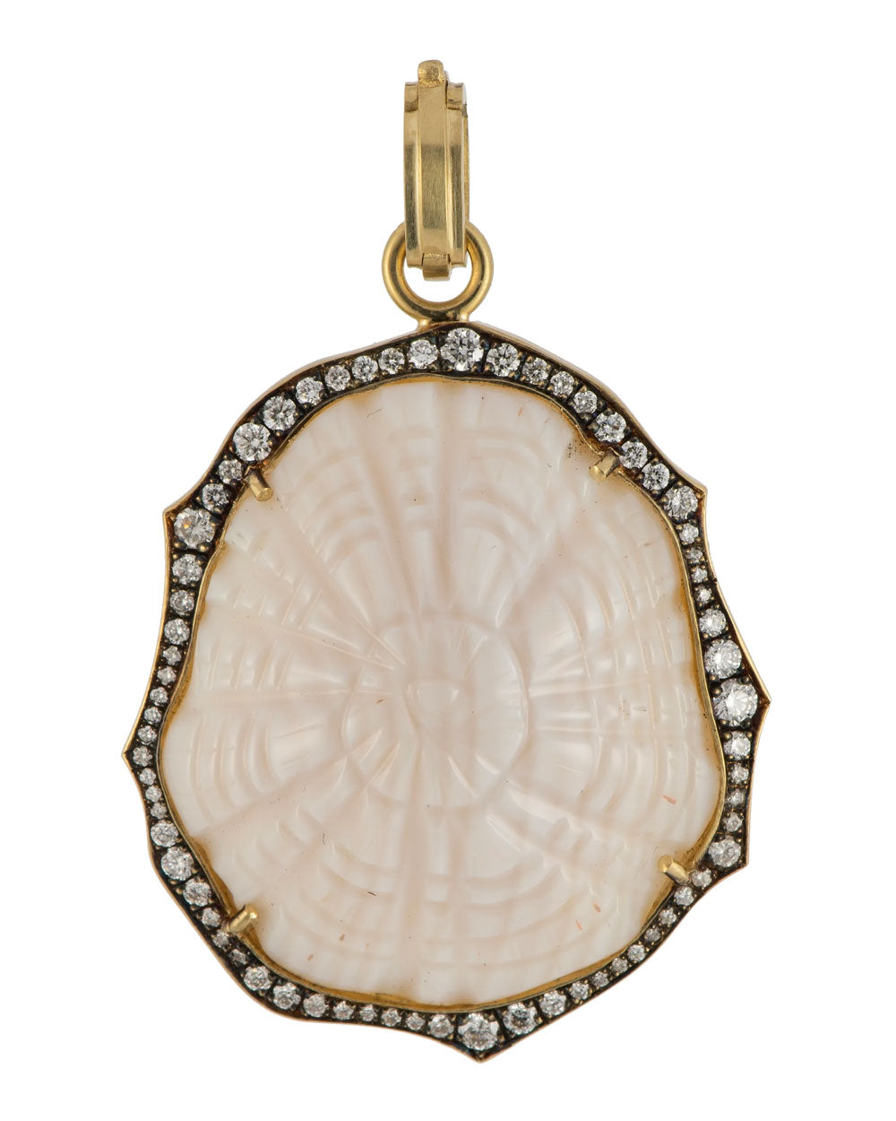 Calcedony Shell Pendant