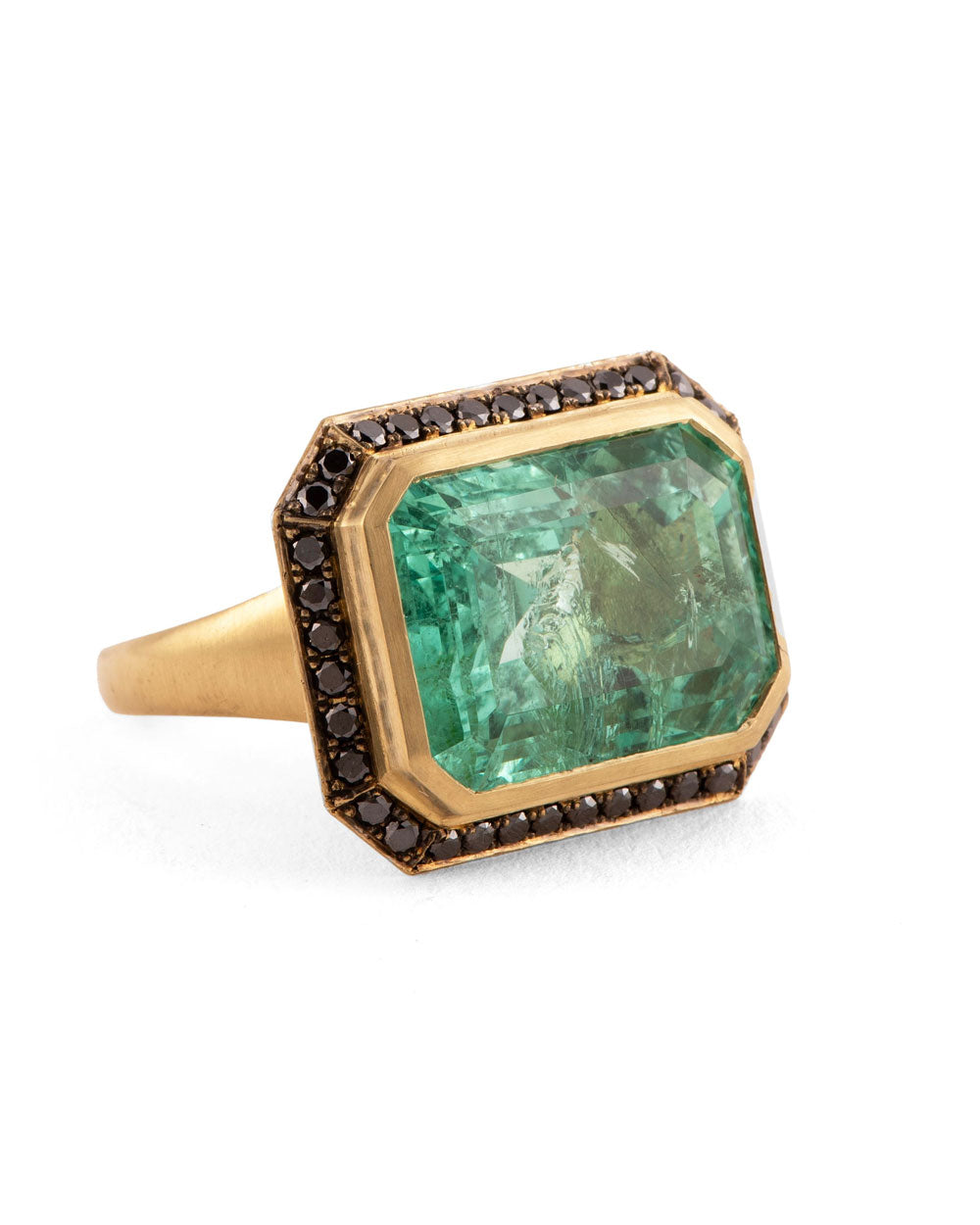 Columbian Emerald Statement Ring