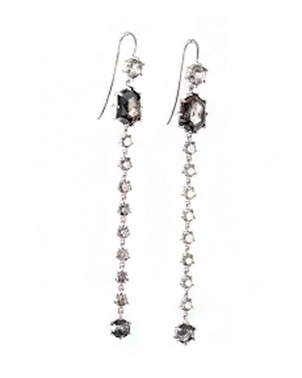 Diamond Drop Earrings