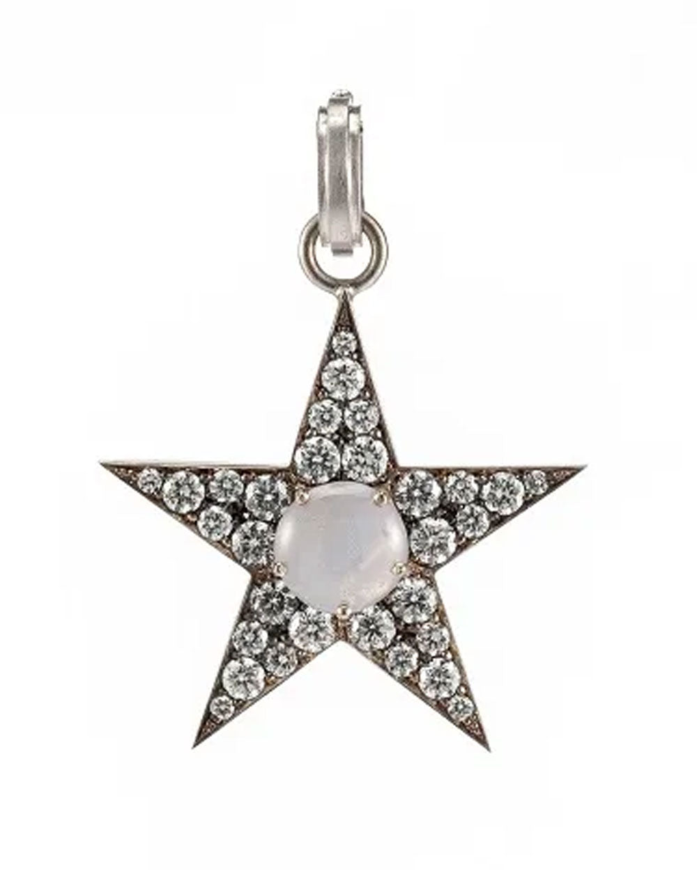 Diamond and Sapphire Star Pendant