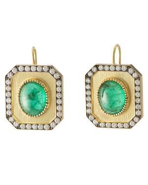 Emerald Tableau Earrings