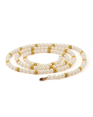 Gold and Akoya Pearl Necklace