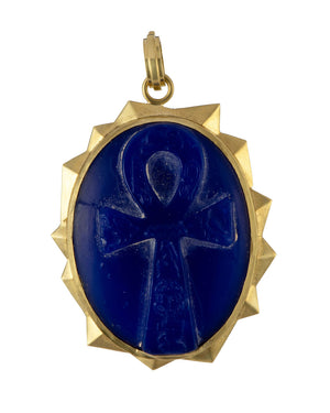 Intaglio Cross Pendant