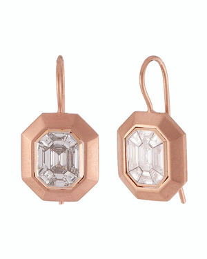 Mosaic Diamond Framed Earrings