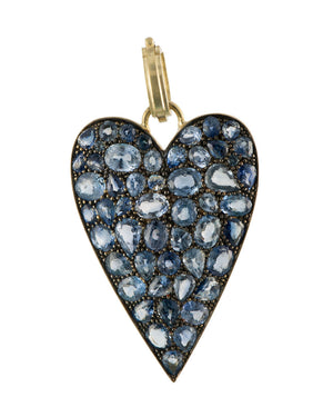 Sapphire Heart Pendant