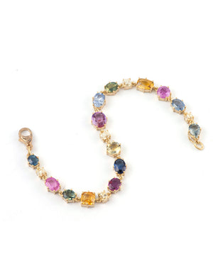 Sapphire and Diamond Bracelet