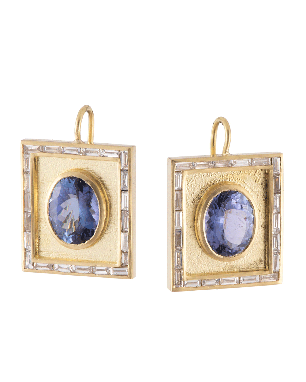 Tanzanite Egyptian Earrings