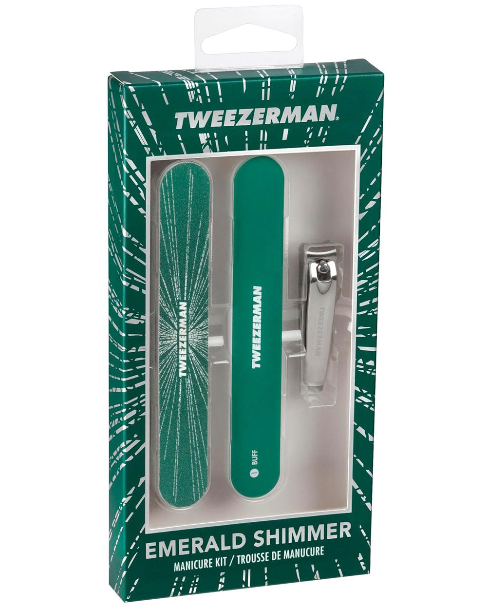 Emerald Shimmer Manicure Set