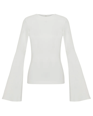 Ivory Atlas Bell Sleeve Top