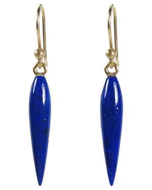 Blue Lapis Rice Earrings