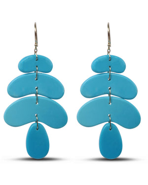 Small Turquoise Totem Earrings