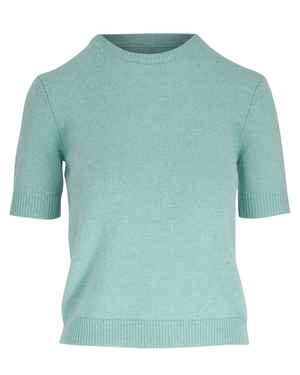 Aqua Audrey Crew Cashmere