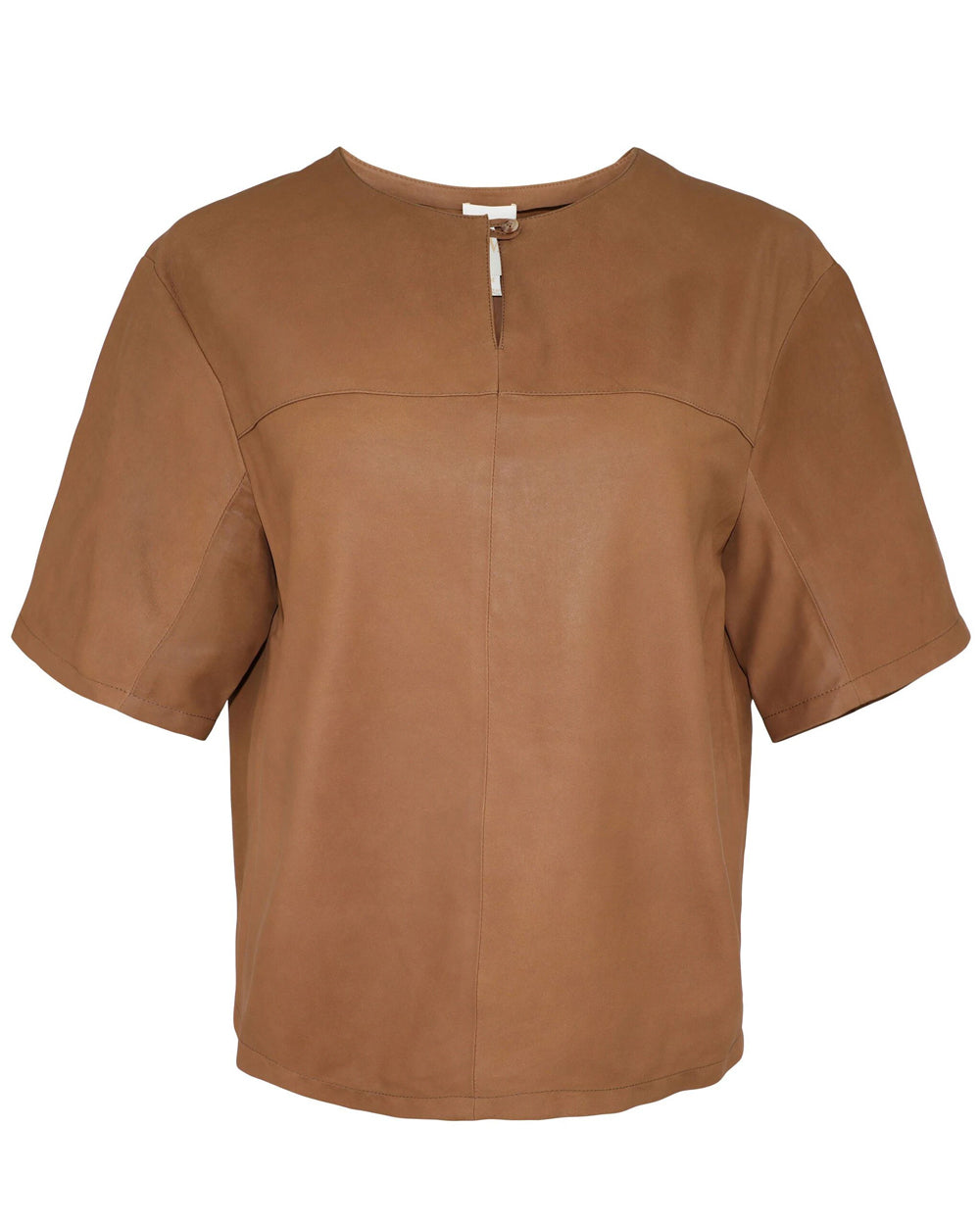 Cigar Leather Cate Tee
