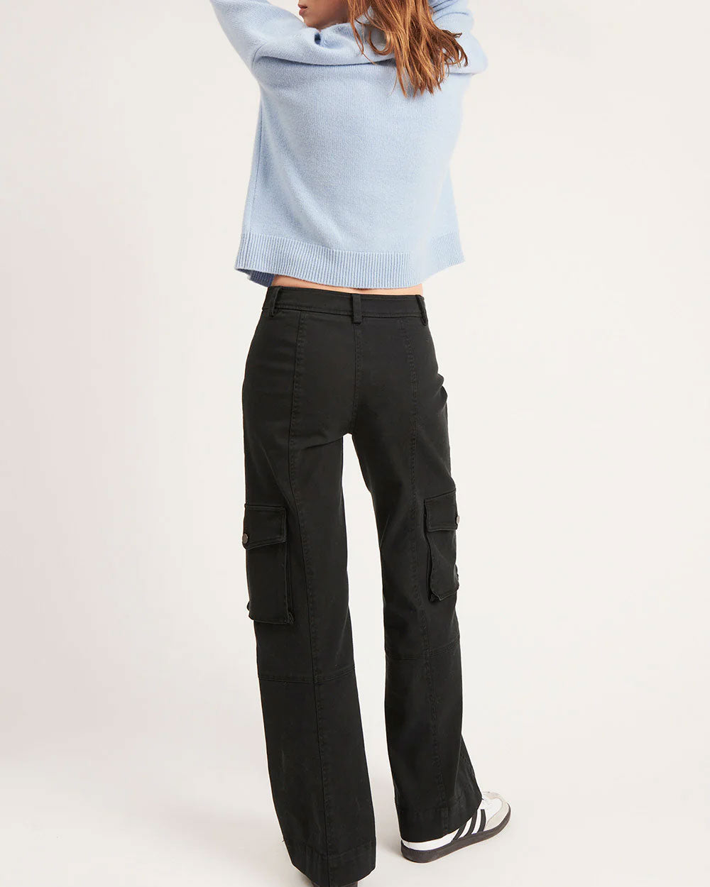 Black Coop Pant with Cargo Pockets